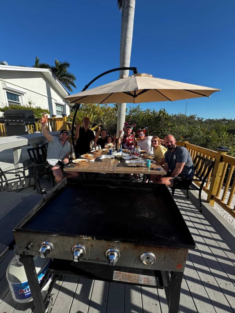 backyard hibachi party