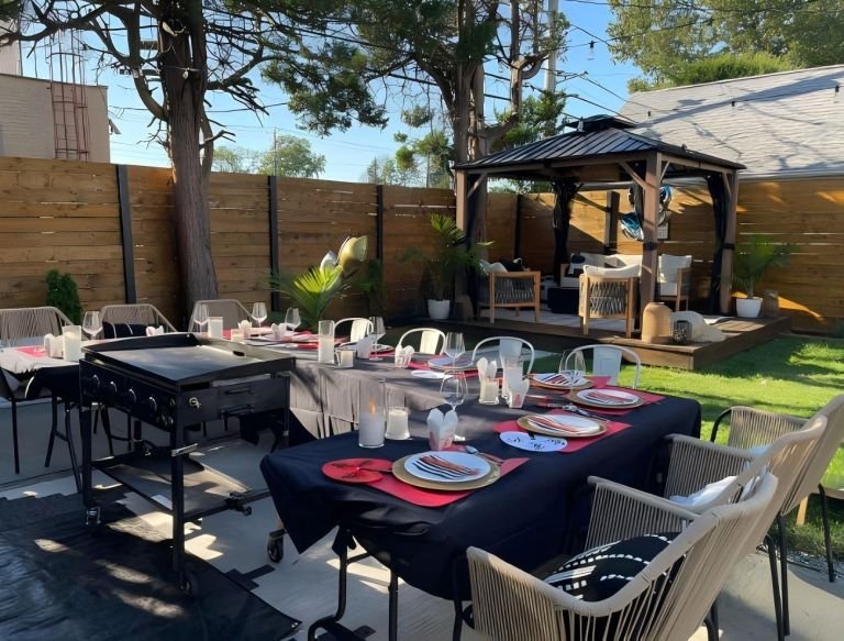 Hibachi Catering for Outdoor Home Dinning