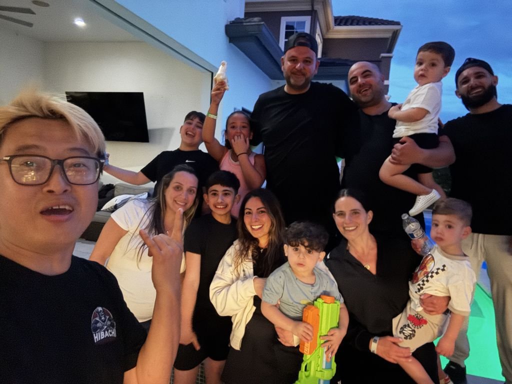 Hibachi Party for the Rownal Family in Kissimmee