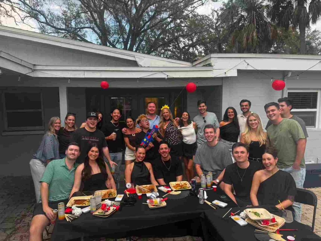 hibachi party at home